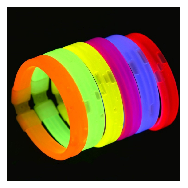 Z-B - 100 pulseras Luminosas - Luminiscentes