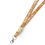 lanyards de Corcho + Clip Desmontable