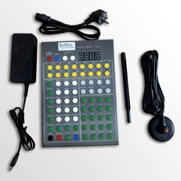 Controlador DMX para Pulseras LED