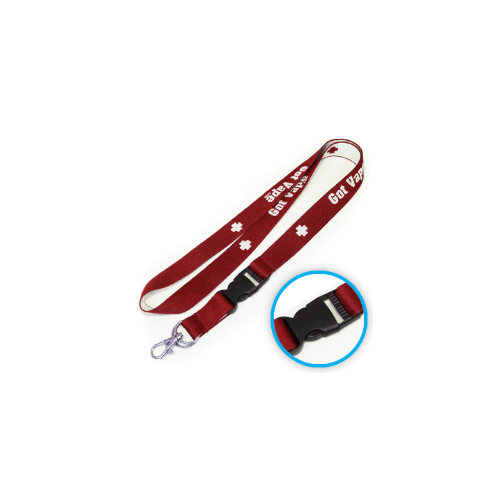 Lanyards bordados  + clip desmontable